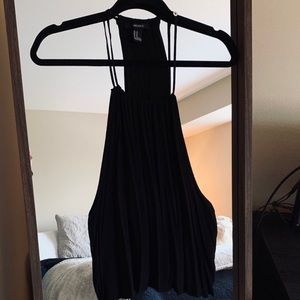 Black Side Slit Tank Top